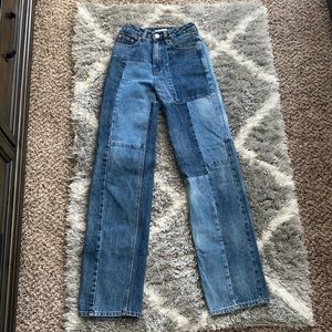 Pacsun patch work 90’s boyfriend jeans 🧚🏼‍♀️